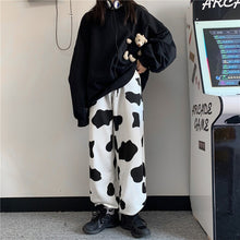 Harajuku Kawaii Fashion Cow Print Sweatpants