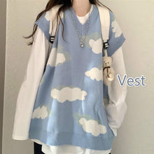 Harajuku Kawaii Fashion Oversized Cloud Vest