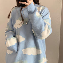 Harajuku Kawaii Fashion Oversized Cloud Sweater