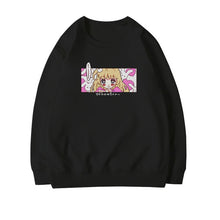 Harajuku Kawaii Fashion Anime Girl Sweatshirt (Black/Pink/White)