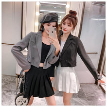 Ulzzang Korean Fashion Cropped Blazer