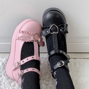 Harajuku Kawaii Fashion Lolita Style Mary Jane Platform Shoes