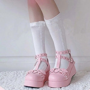 Harajuku Kawaii Fashion Lolita Style Mary Jane Platform Shoes