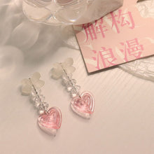 Harajuku Kawaii Fashion Y2K Fairycore Heart Acrylic Earrings