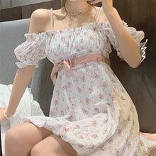 Kawaii Fashion Coquette Dollette Aesthetic Floral Babydoll Mini Dress