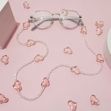 Harajuku Korean Fashion Clear Glasses with Decorative Chain