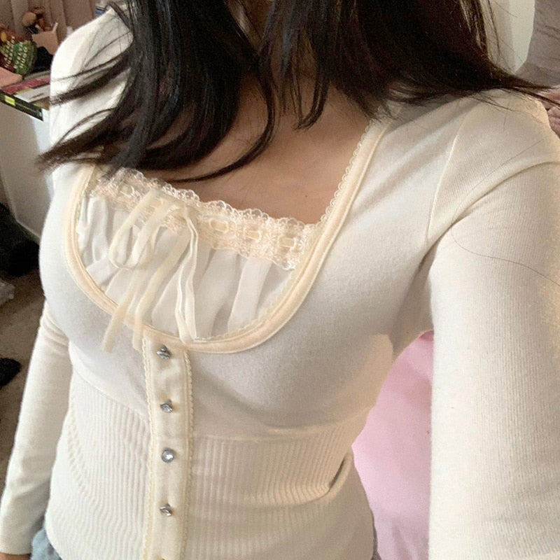トップス archive button-up tops fairy core y2k Sc3c0db05af764a08879e2c8593dfb