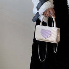 Harajuku Kawaii Fashion Y2K Ball Chain Purple Heart Bag