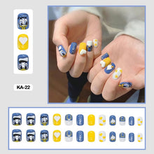 cute korean character press on nails