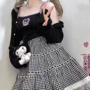 Harajuku Kawaii Fashion Y2K Hello Kitty My Melody Kuromi Tank Top