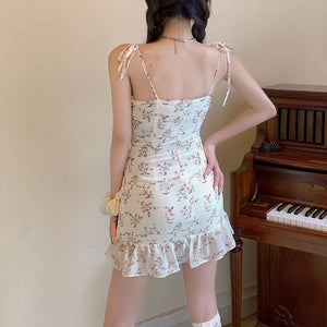 Harajuku Kawaii Fashion Cottagecore Fairycore Garter Corset Dress