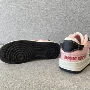 Harajuku Kawaii Fashion Women's Pink Hello Kitty Sneakers