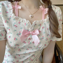 Harajuku Kawaii Fashion Cottagecore Fairycore Floral Mini Dress