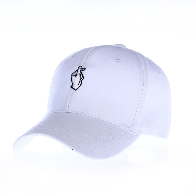 Korean Heart Baseball Cap (Black/Pink/White) – The Kawaii
