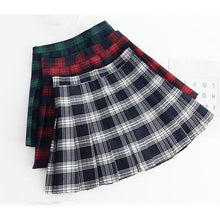 Tartan Plaid Checkered Mini Skirt