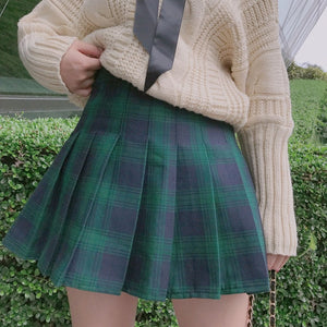 Tartan Plaid Checkered Mini Skirt