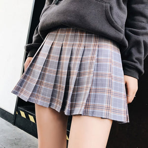 Harajuku Check Plaid Pleated Mini Skirt – The Kawaii Factory
