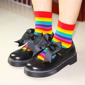 Harajuku Pastel Rainbow Socks