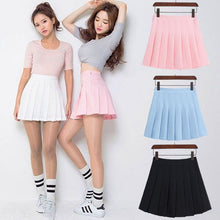womens pleated mini skirt 