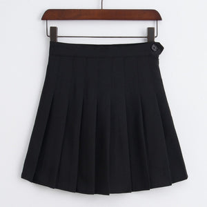 womens pleated mini skirt black tennis skirt 2014 tumblr aesthetic 2010s fashion