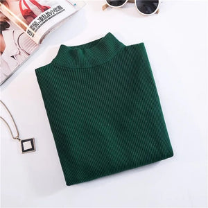 Ulzzang Harajuku Plain Knit Sweater