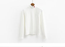 Essential Harajuku Heart Long Sleeve Turtleneck Sweater (10 Colors)