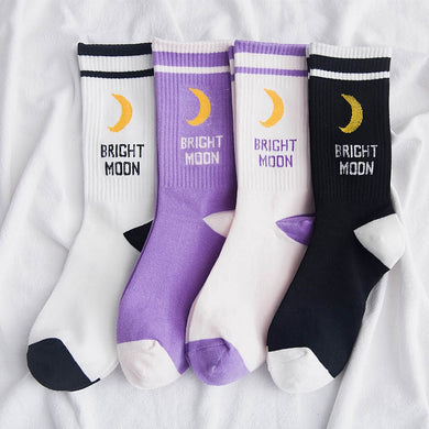 Bright Moon Harajuku Socks