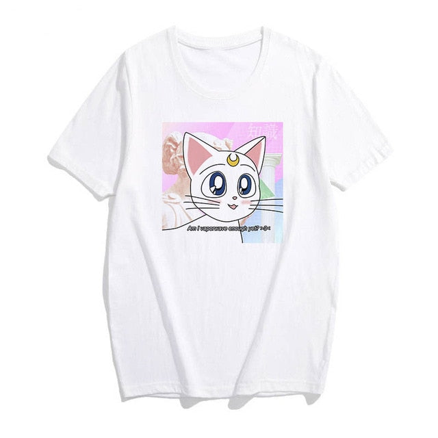 Harajuku Sailor Moon Artemis Tshirt – The Kawaii Factory