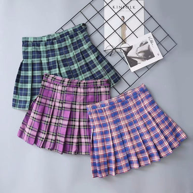 Harajuku Spring Pleated Tennis Skirt (3 Colors)